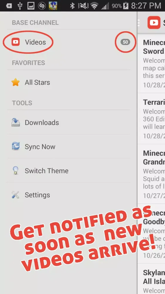 Sky Does Minecraft FanApp Ekran Görüntüleri