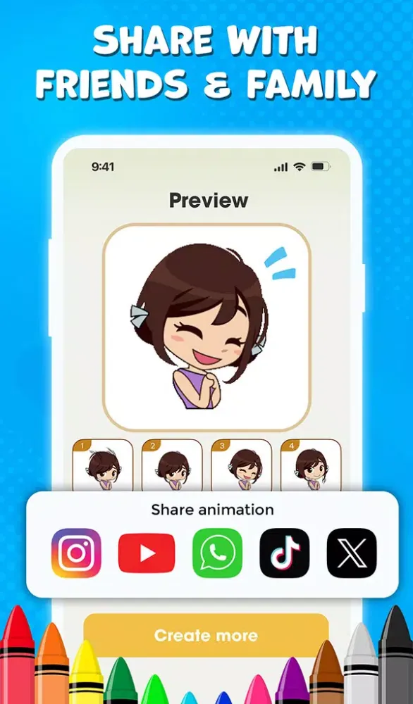 Draw Animation: GIF Editor Screenshots
