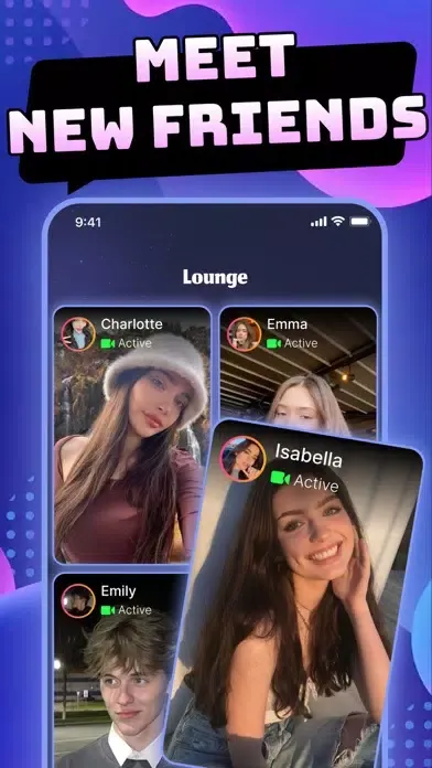 ภาพหน้าจอของ Sky-Night Chat&Video Call