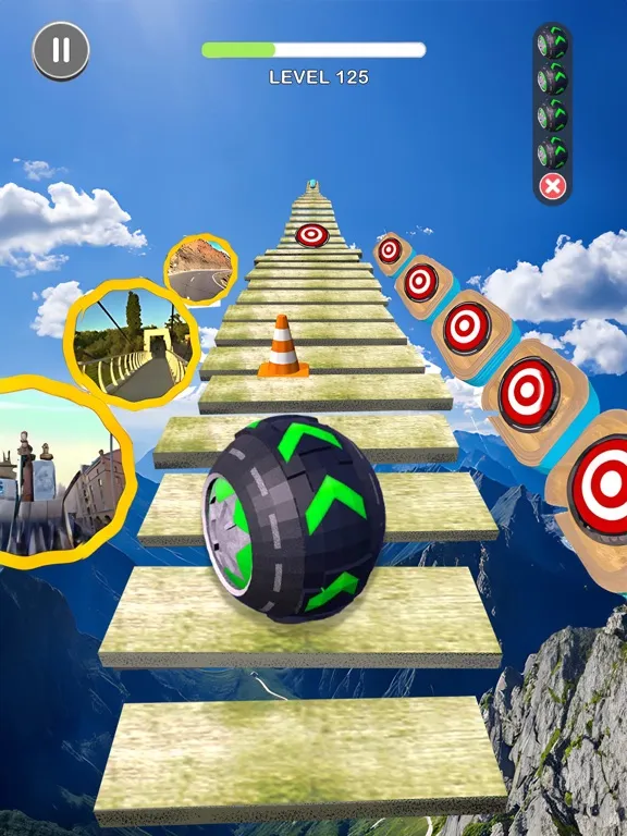 Capturas de pantalla de Sky Rolling Balls 3D iPad 