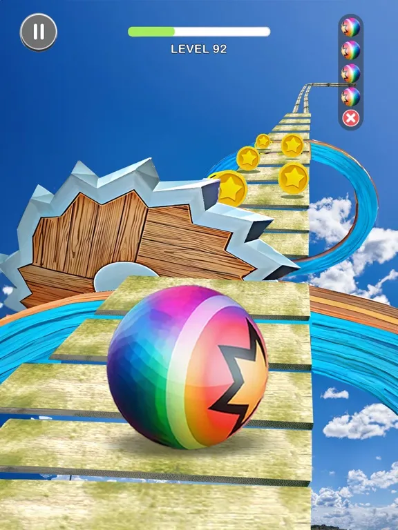 Capturas de pantalla de Sky Rolling Balls 3D iPad 