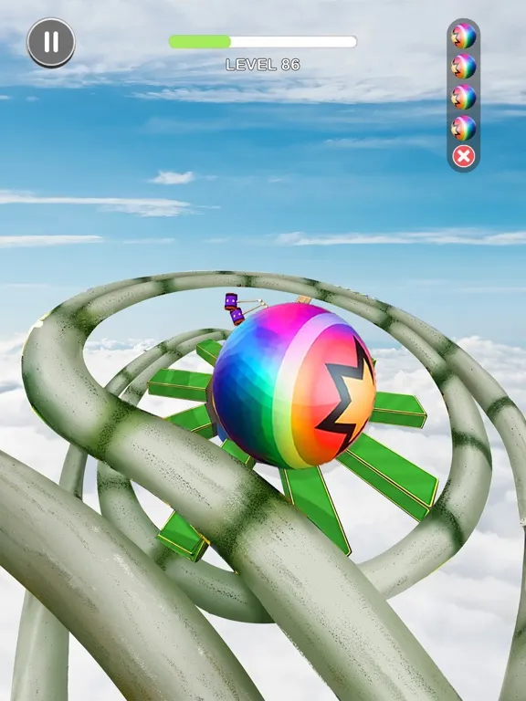 Capturas de pantalla de Sky Rolling Balls 3D iPad 
