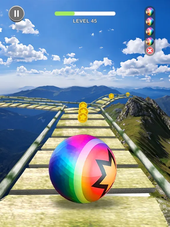 Capturas de pantalla de Sky Rolling Balls 3D iPad 