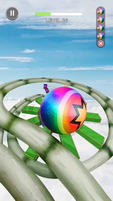 Capturas de pantalla de Sky Rolling Balls 3D