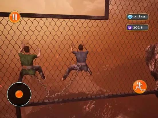 Chained Together Jumping Game iPad  Screenshots