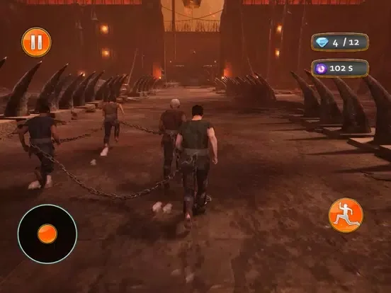 Chained Together Jumping Game iPad  Screenshots