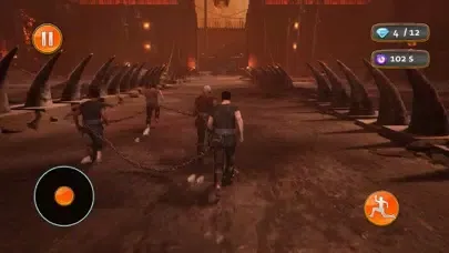 Chained Together Jumping Game Screenshots