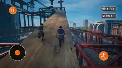 Chained Together Jumping Game Screenshots