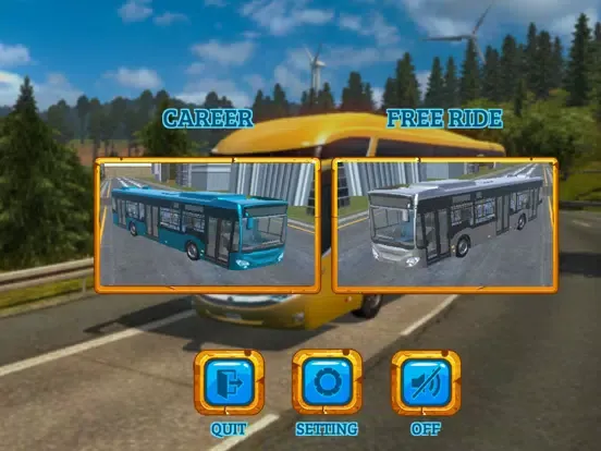 Capturas de tela do Bus Simulator Game iPad 