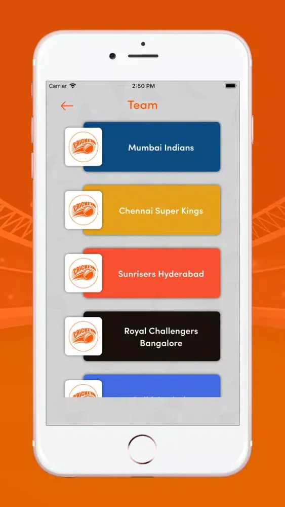 ภาพหน้าจอของ Live Indian Cricket T20 league