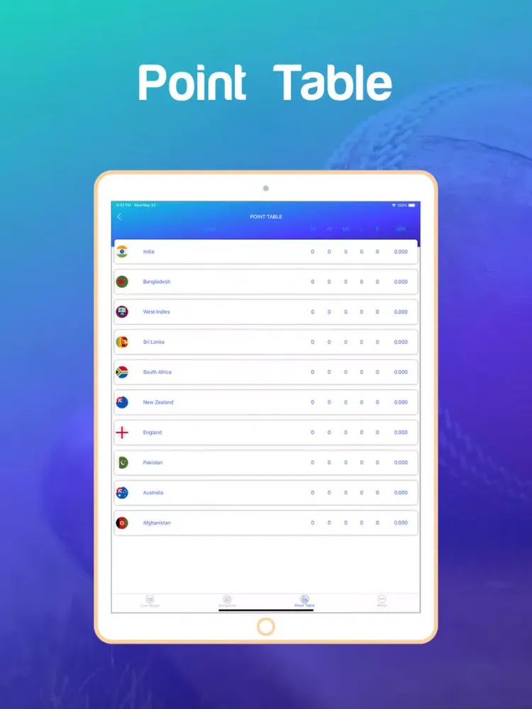 Live Cricket - All Series iPad  스크린샷