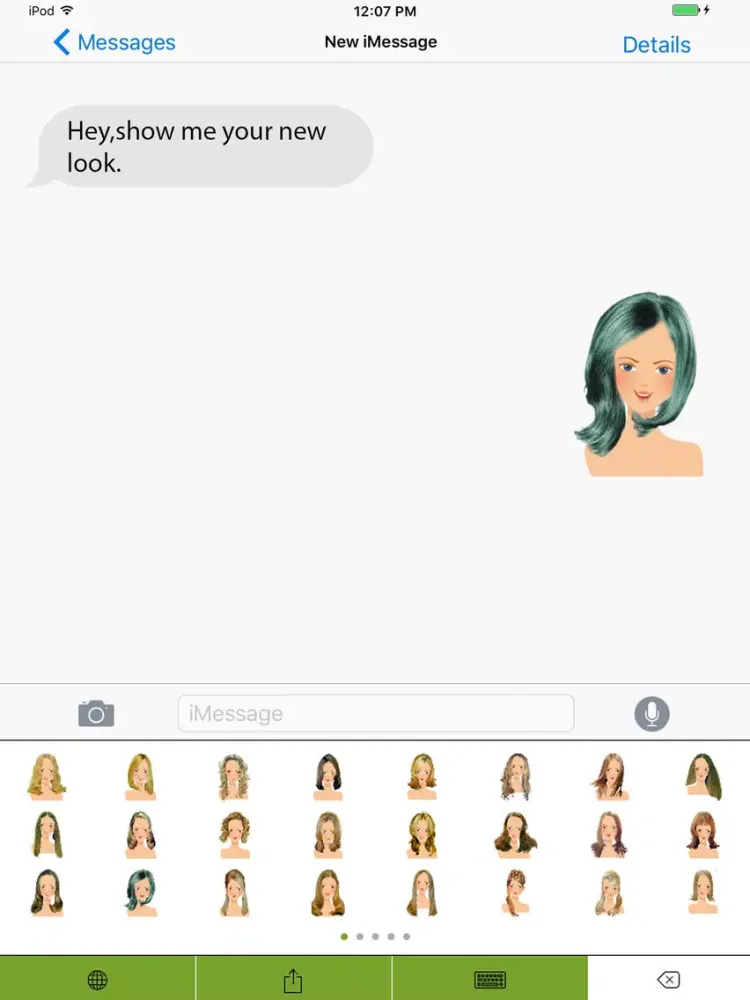 Capturas de pantalla de HairMoji - The Best Hair Styles Salon iPad 