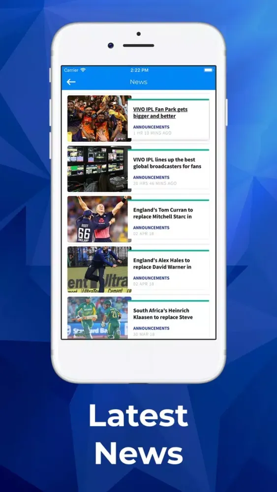 IPL 2018 - Live Match স্ক্রিনশট
