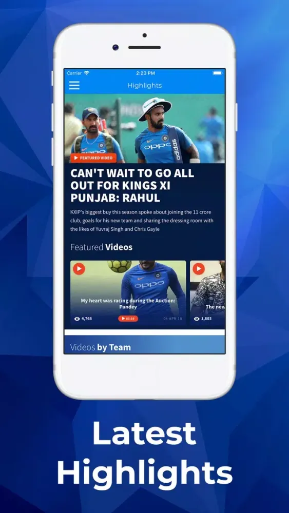 IPL 2018 - Live Match স্ক্রিনশট