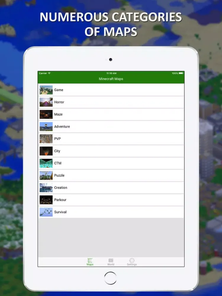 Maps & World Lite for Minecraft PC - Ultimate Collection for 2016 iPad  Screenshots