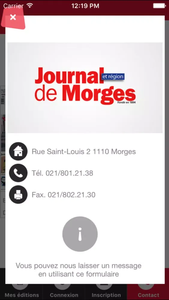 Journal de Morges Screenshots