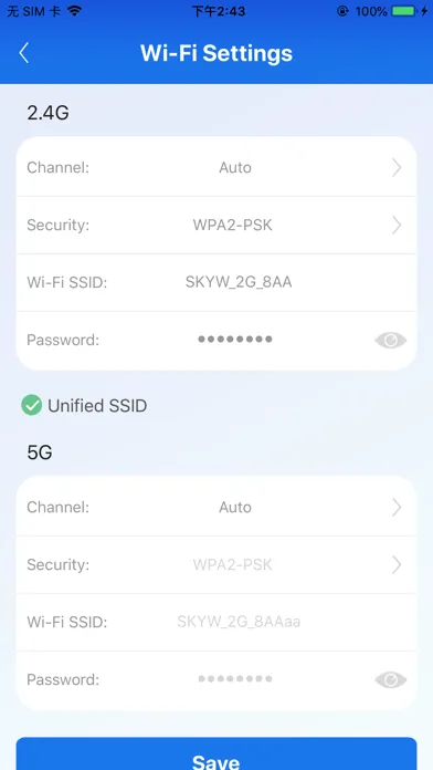 MyWiFi Manager スクリーンショット
