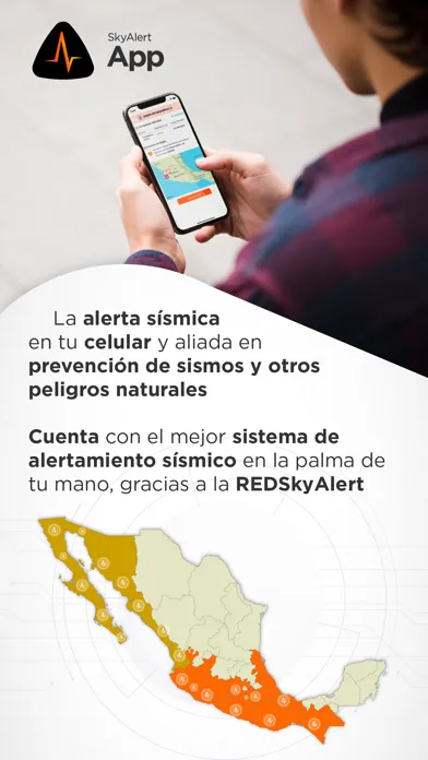 Screenshot di SkyAlert: Alerta Sísmica