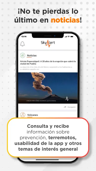 Screenshot di SkyAlert: Alerta Sísmica