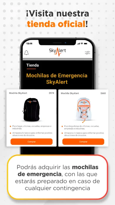 Screenshot di SkyAlert: Alerta Sísmica