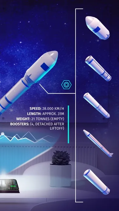 Rocket Ship: Spaceship builder Ekran Görüntüleri