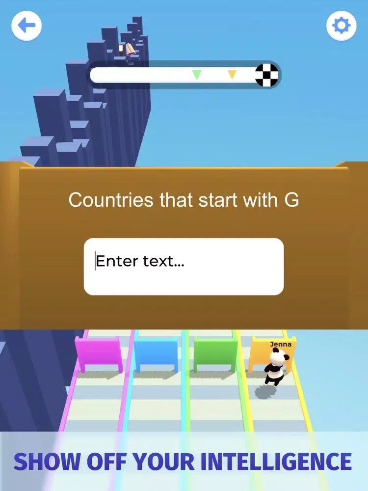 Ảnh chụp màn hình của Typing Runner — Fun Word Quiz iPad 