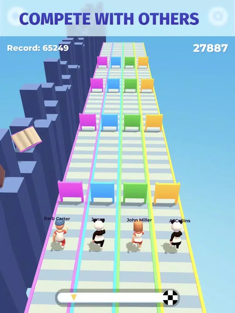 Ảnh chụp màn hình của Typing Runner — Fun Word Quiz iPad 