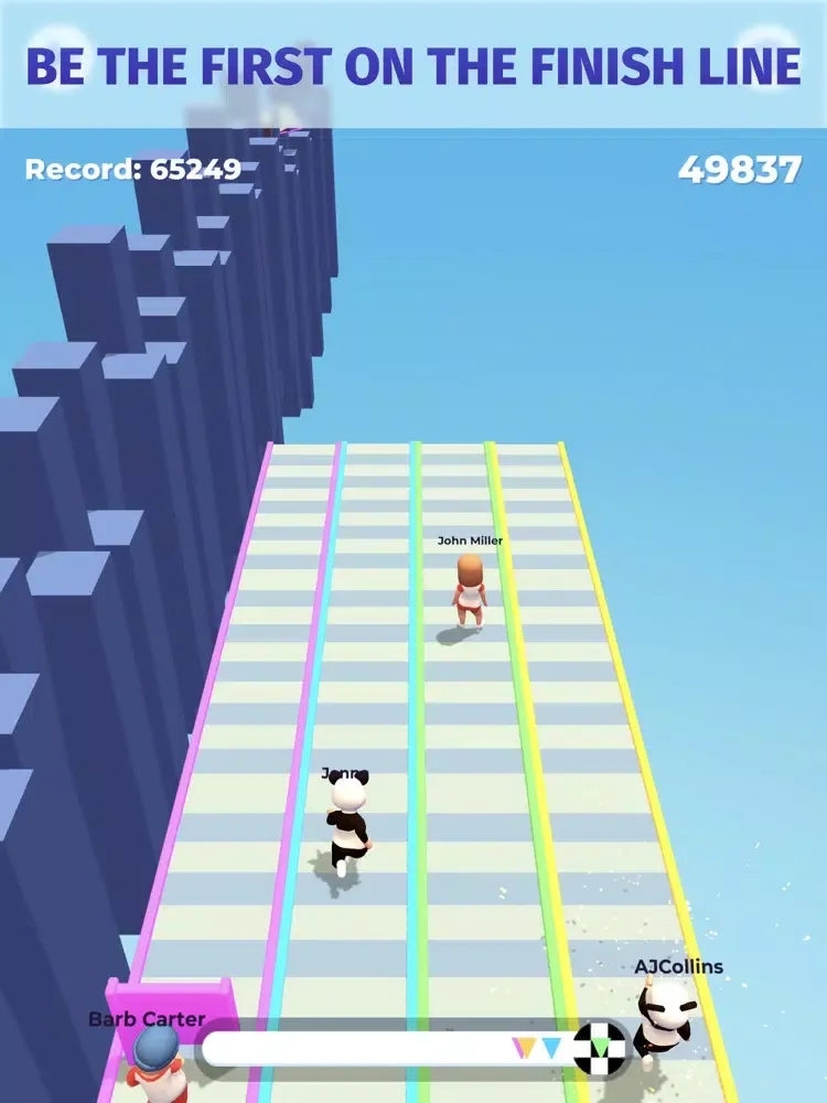 Ảnh chụp màn hình của Typing Runner — Fun Word Quiz iPad 