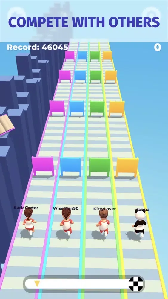 Ảnh chụp màn hình của Typing Runner — Fun Word Quiz