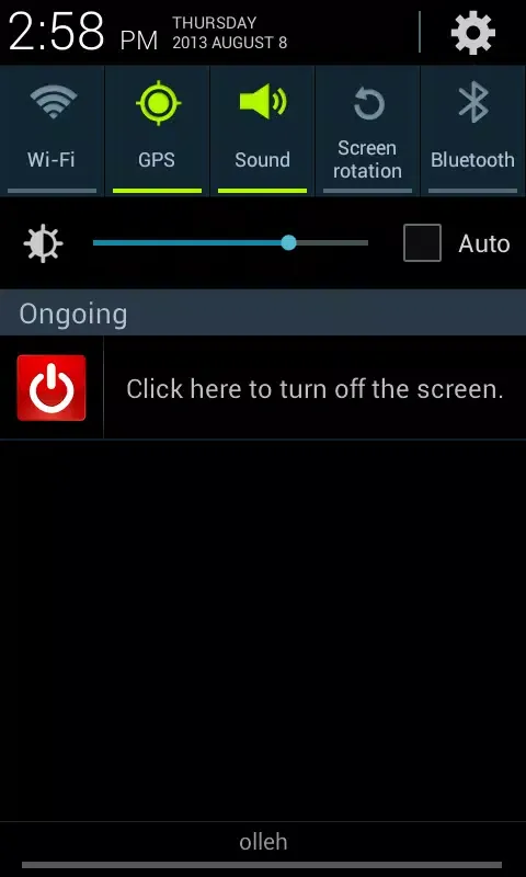 Screen Off and Lock Anywhere Screenshots