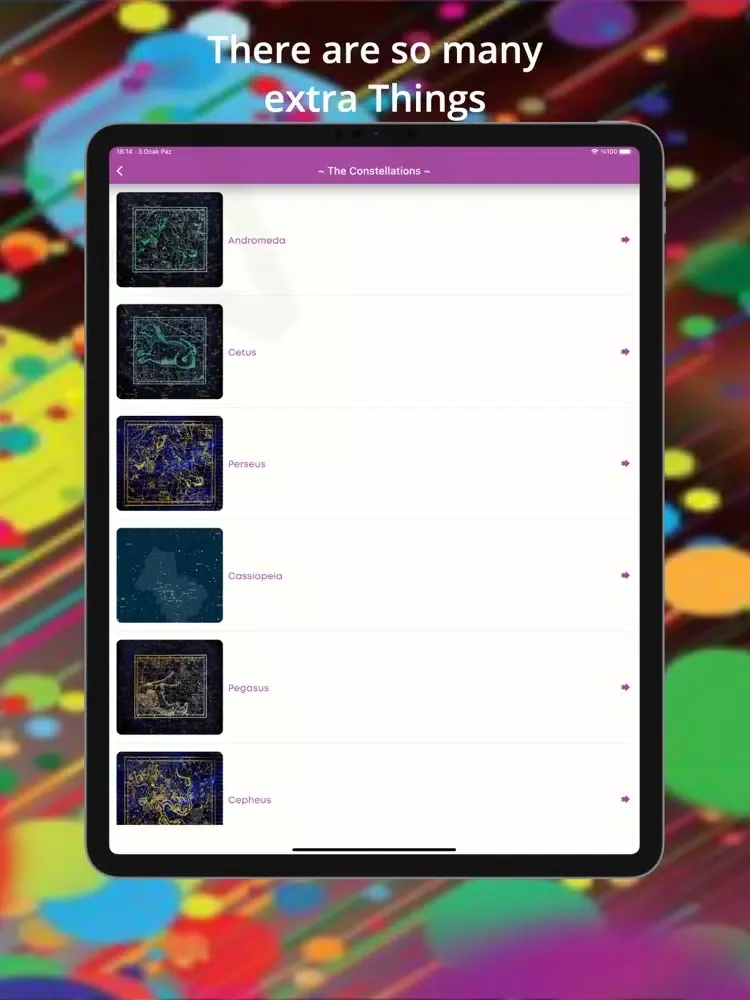 Capturas de pantalla de Greek Constellations : Audible iPad 