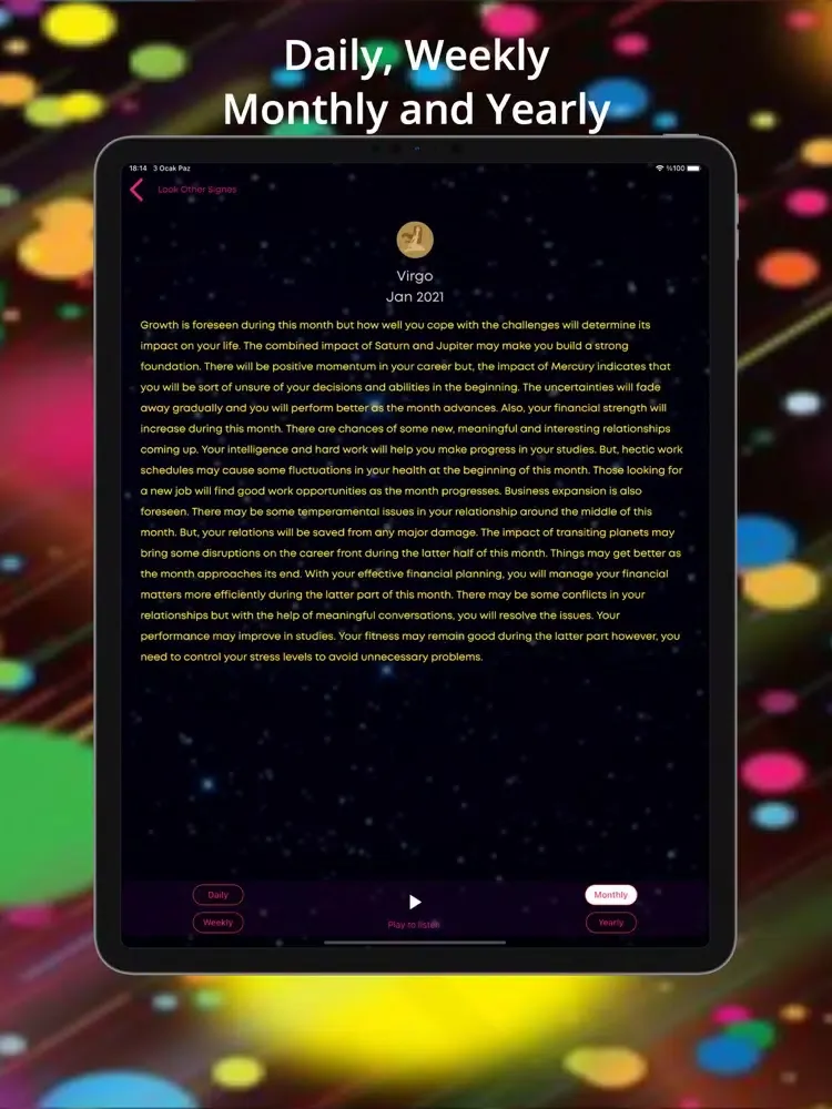 Capturas de pantalla de Greek Constellations : Audible iPad 