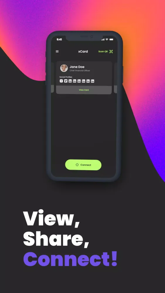 Capturas de tela do Xcard