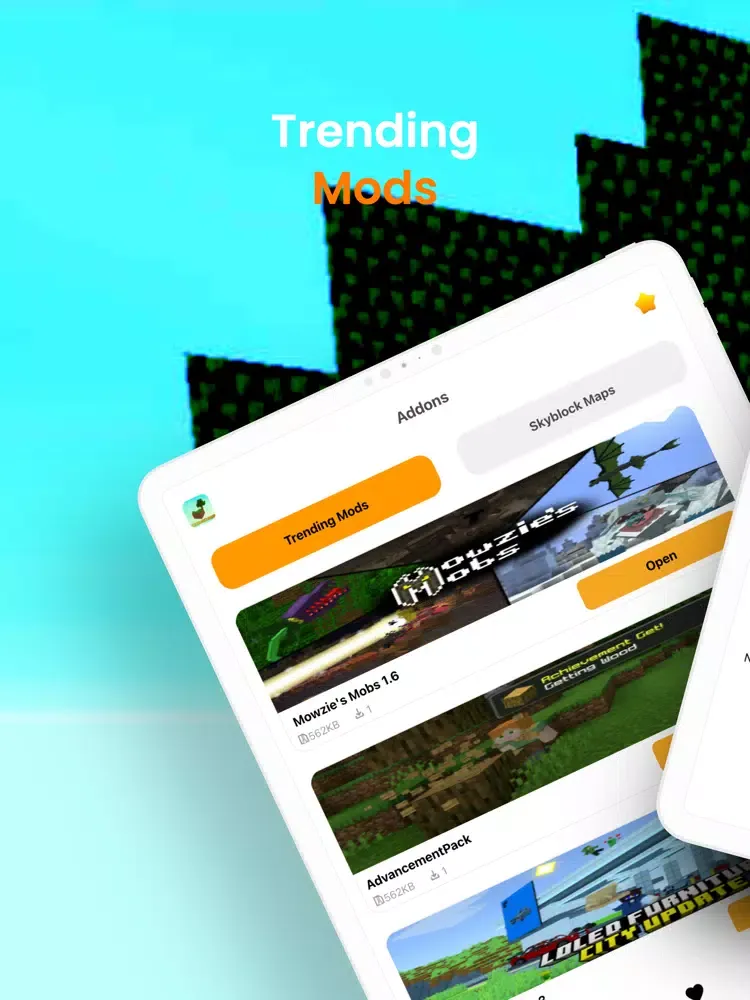 Capturas de tela do SkyBlock Maps for Minecraft iPad 