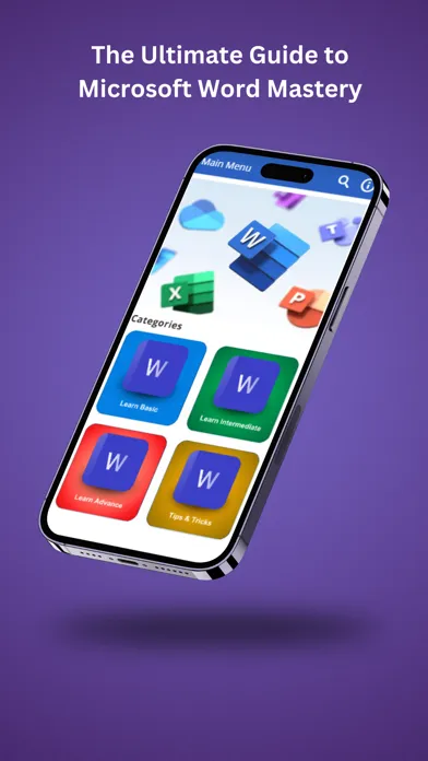 Learn MicroSoft Word Beginner سکرین شاٹس