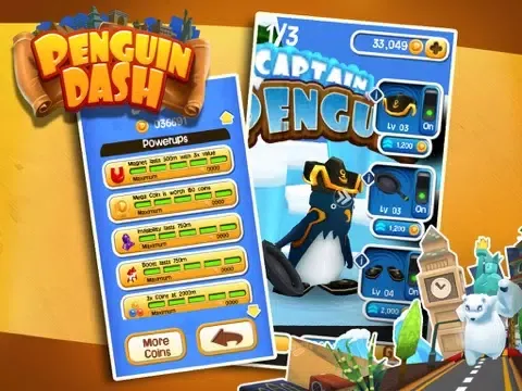 Penguin Dash iPad  स्क्रीनशॉट
