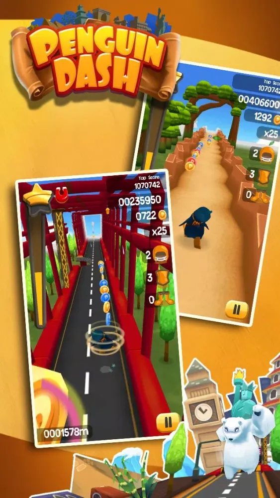 Penguin Dash स्क्रीनशॉट