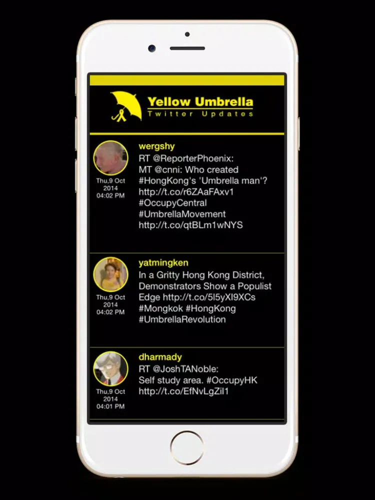 Yellow Umbrella iPad  Screenshots
