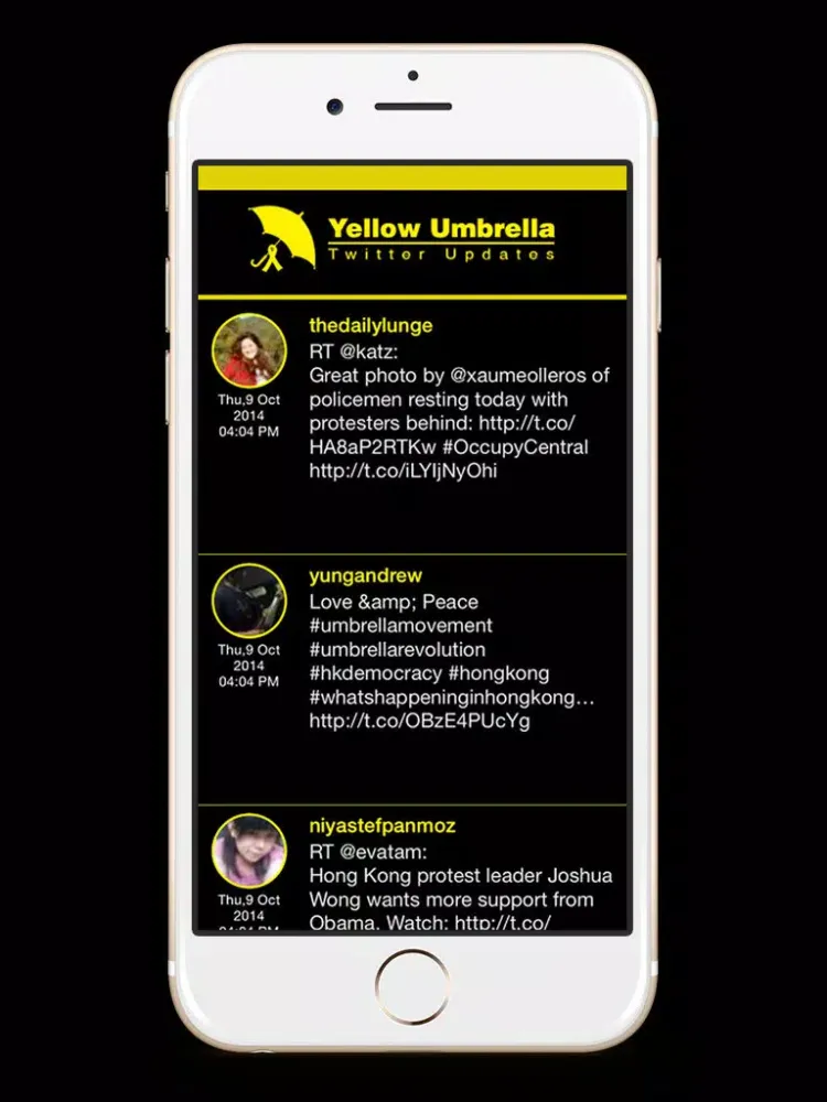 Yellow Umbrella iPad  Screenshots