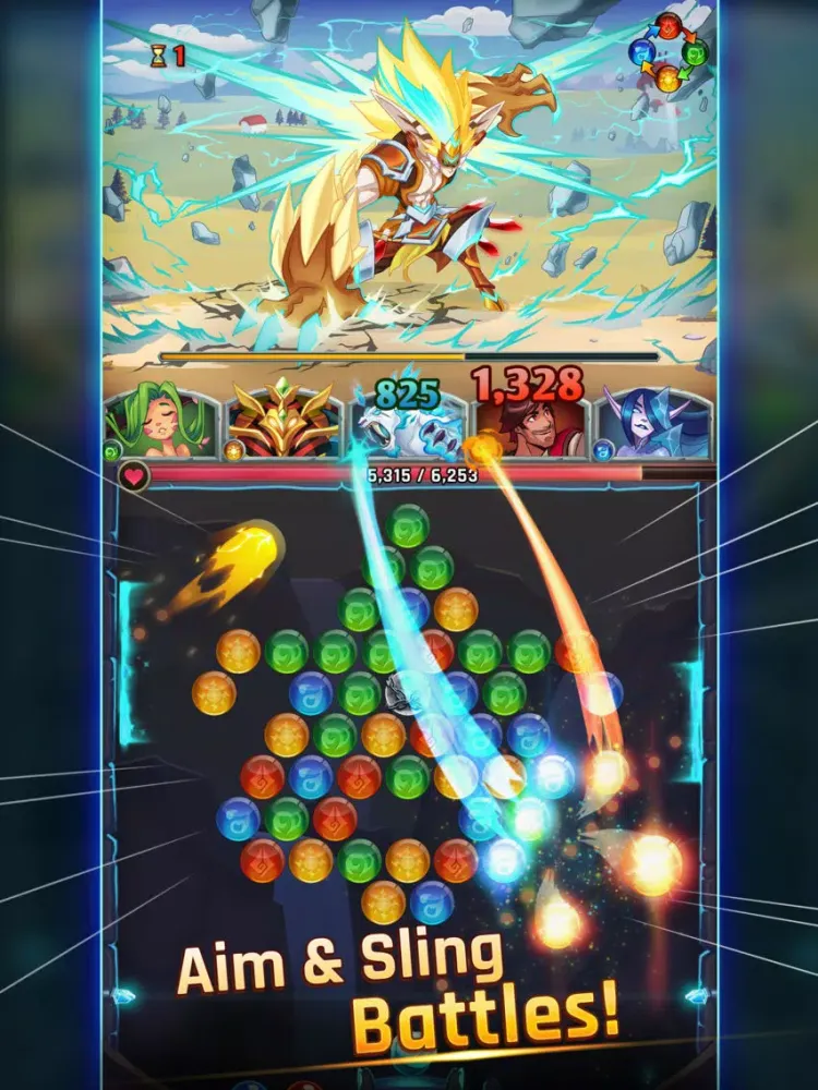 ภาพหน้าจอของ LightSlinger Heroes iPad 