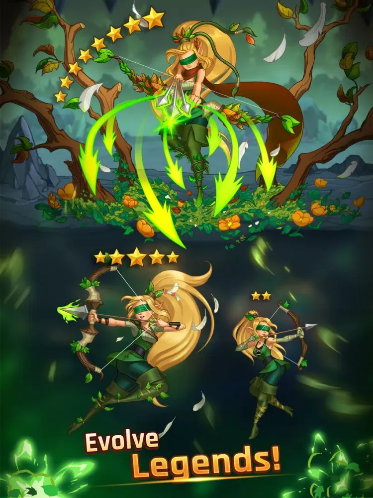ภาพหน้าจอของ LightSlinger Heroes iPad 