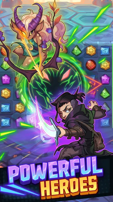 Puzzle Brawl - Match 3 RPG スクリーンショット
