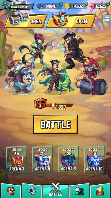 Puzzle Brawl - Match 3 RPG スクリーンショット