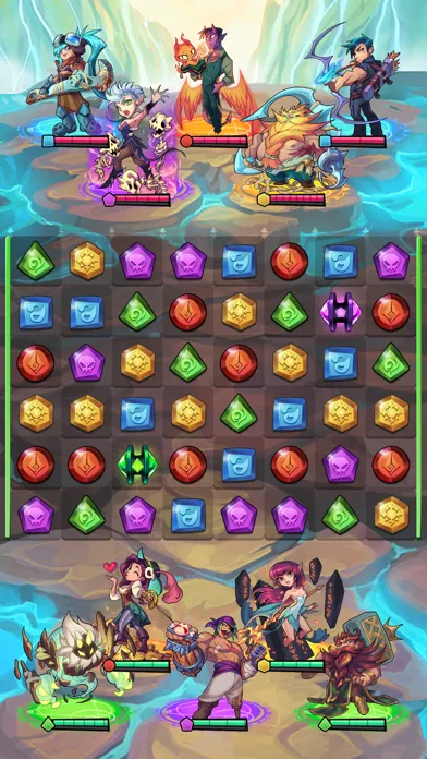 Puzzle Brawl - Match 3 RPG スクリーンショット