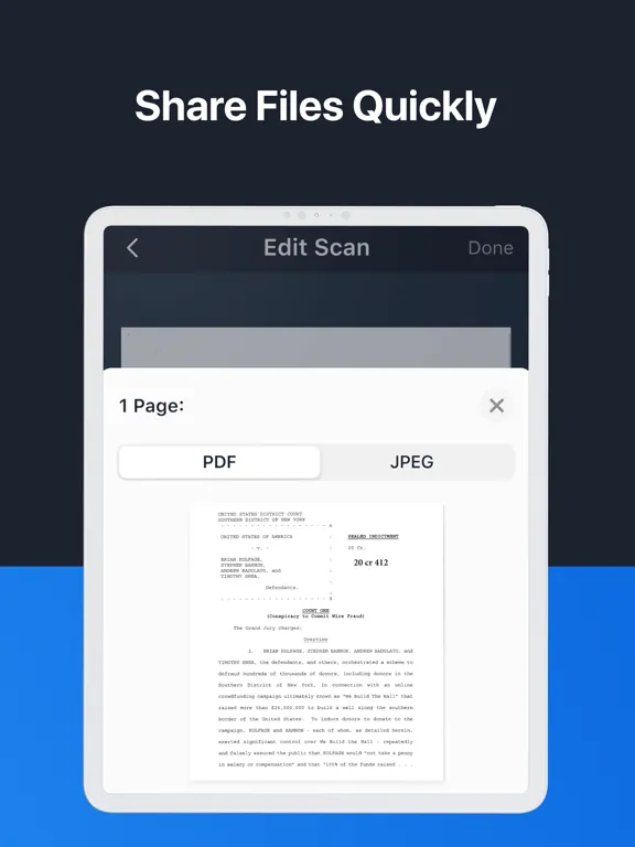 SuperScan - Scan Photos to PDF iPad  स्क्रीनशॉट