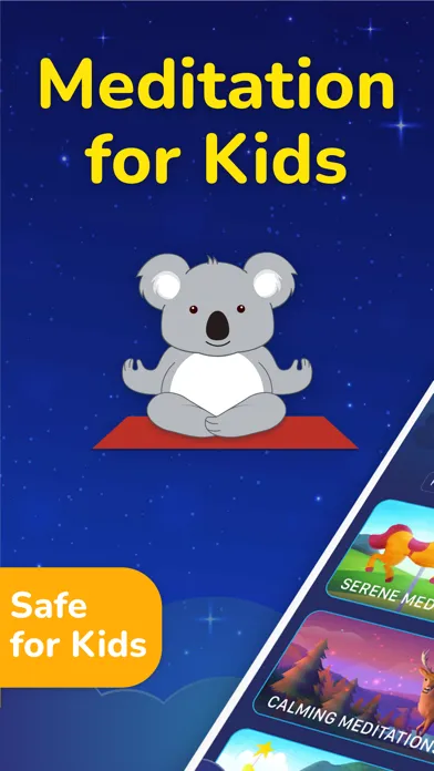 Capturas de tela do Meditation for Kids: Rest Well
