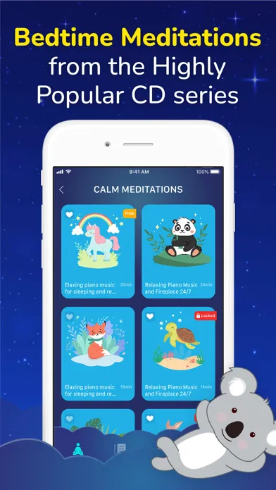 Capturas de tela do Meditation for Kids: Rest Well