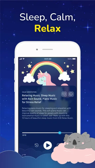 Capturas de tela do Meditation for Kids: Rest Well