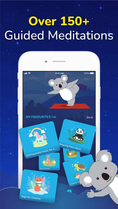 Capturas de tela do Meditation for Kids: Rest Well