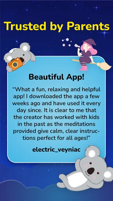 Capturas de tela do Meditation for Kids: Rest Well